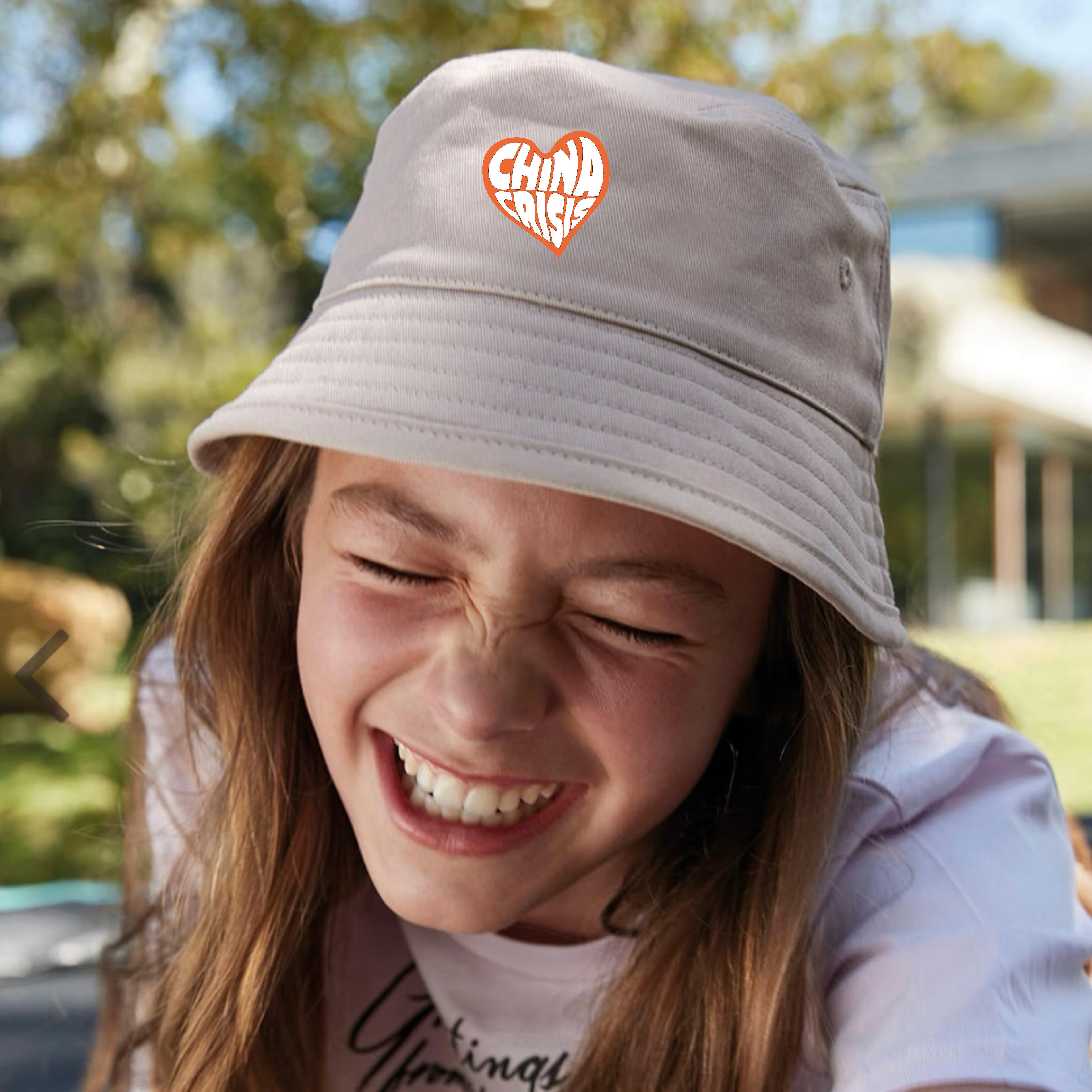 New China Heart Bucket Hat