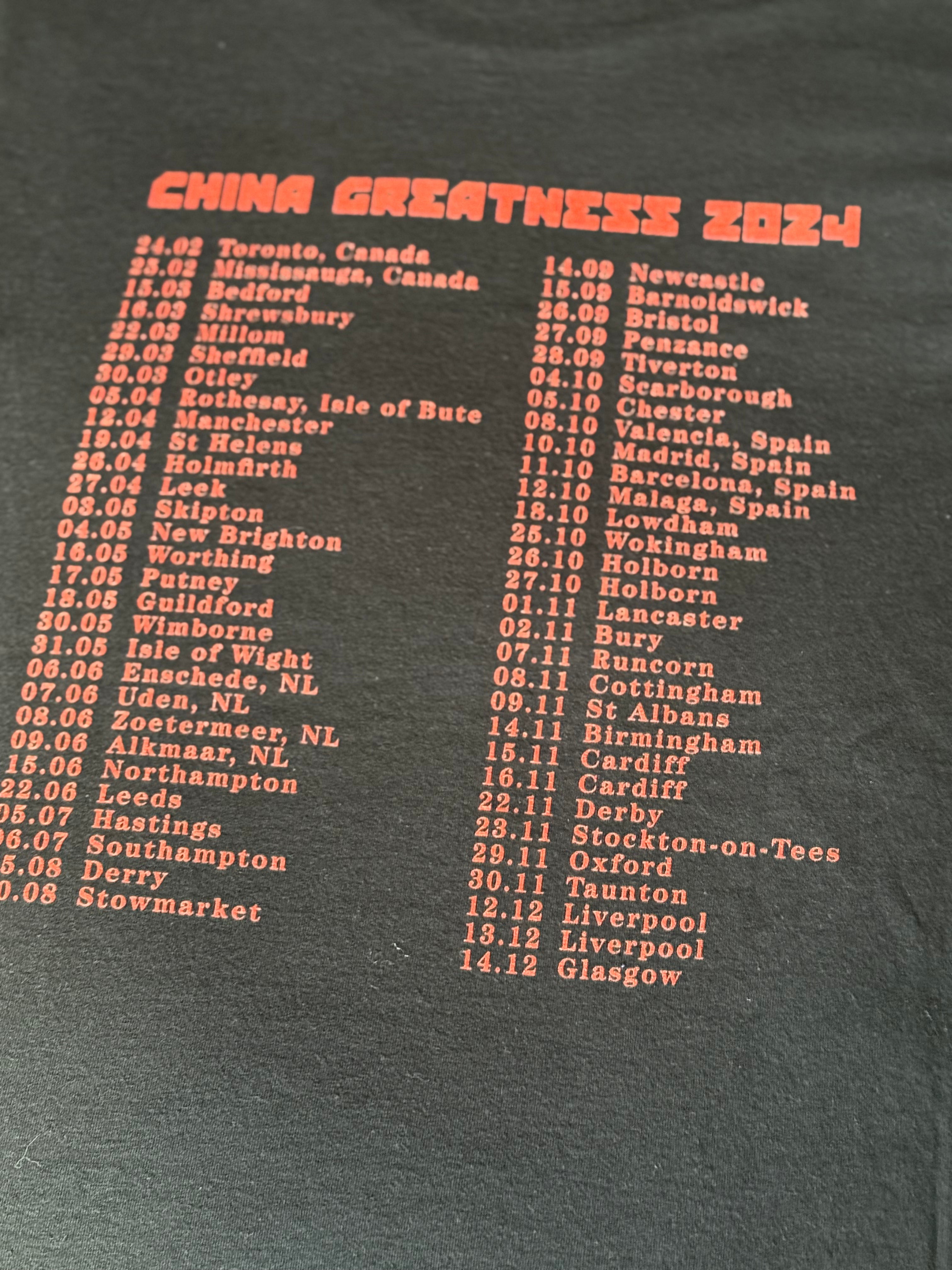 China Greatness Tour Shirt