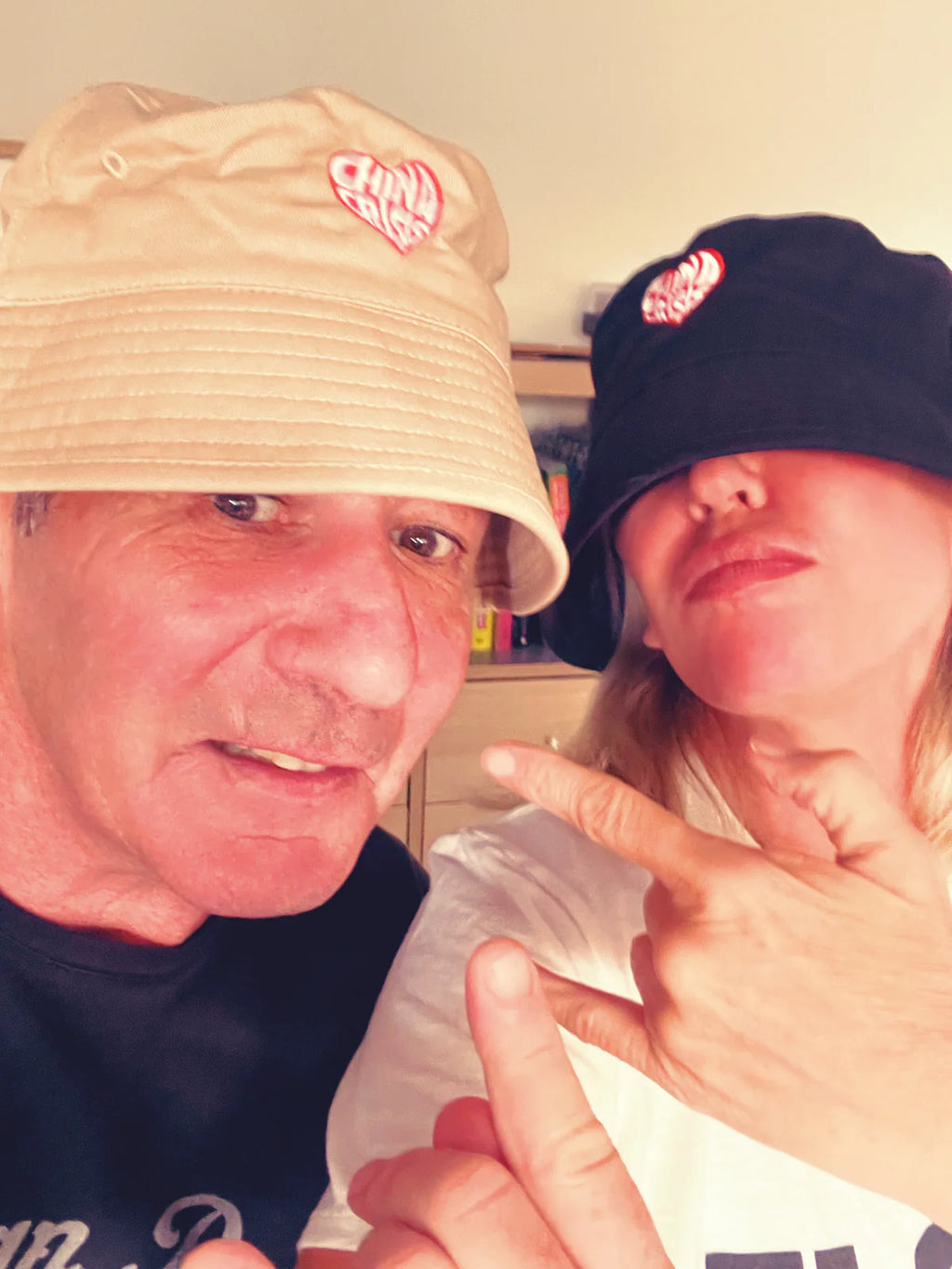 New China Heart Bucket Hat